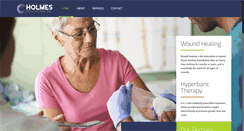 Desktop Screenshot of holmeshealthcare.com